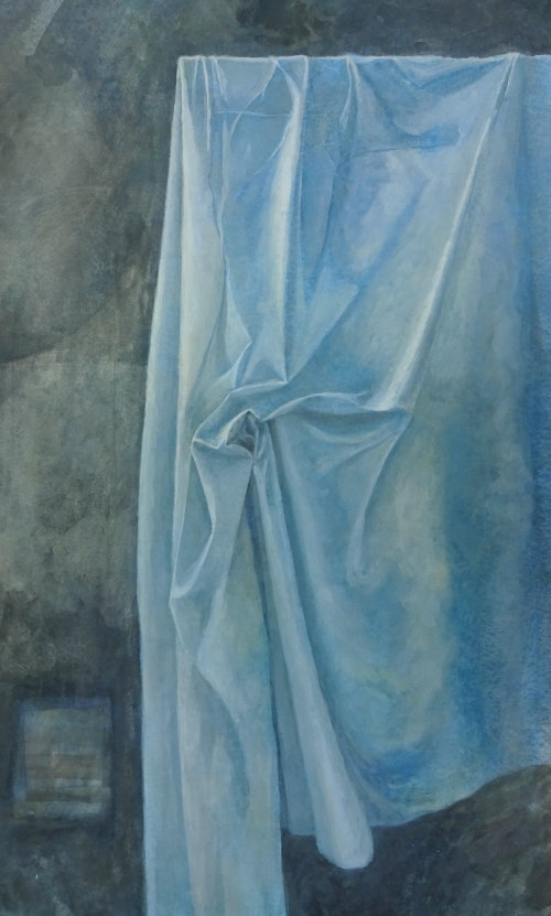 Corner Folds, Watercolour Still Life