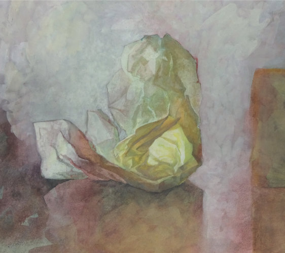 Paper & Box, Watercolour Still Life