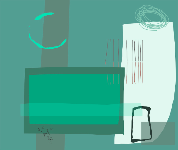 Sea Pool, Glass print